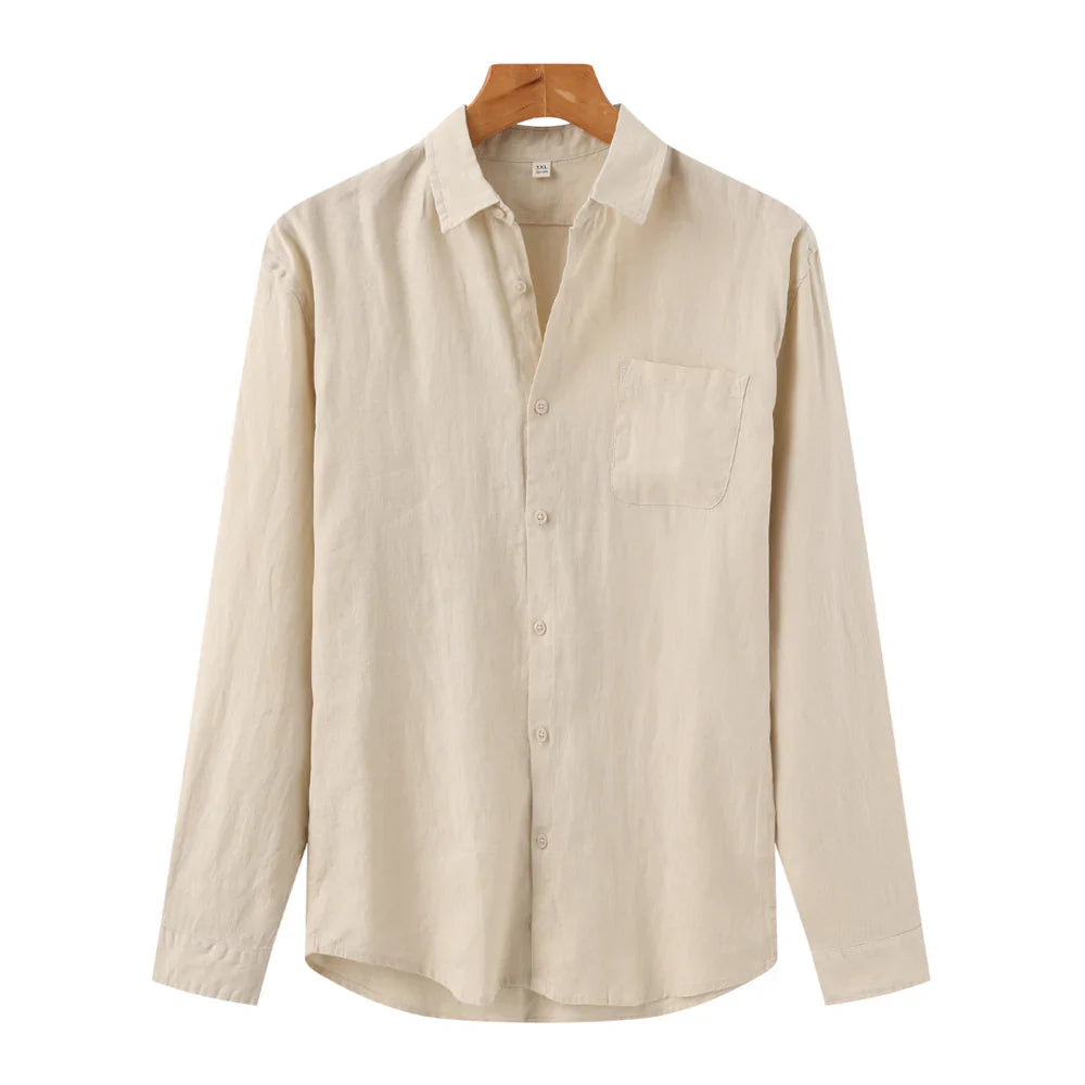 Cape Town - Linen Shirt-Beige