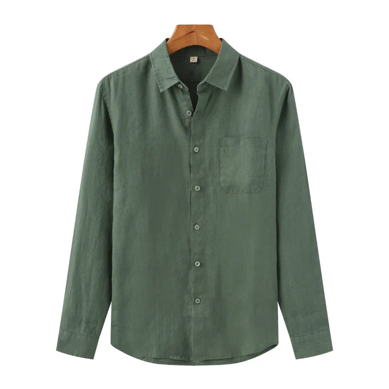 Cape Town - Linen Shirt-Green